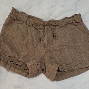 Old Navy Brown High Waist Relaxed Shorts